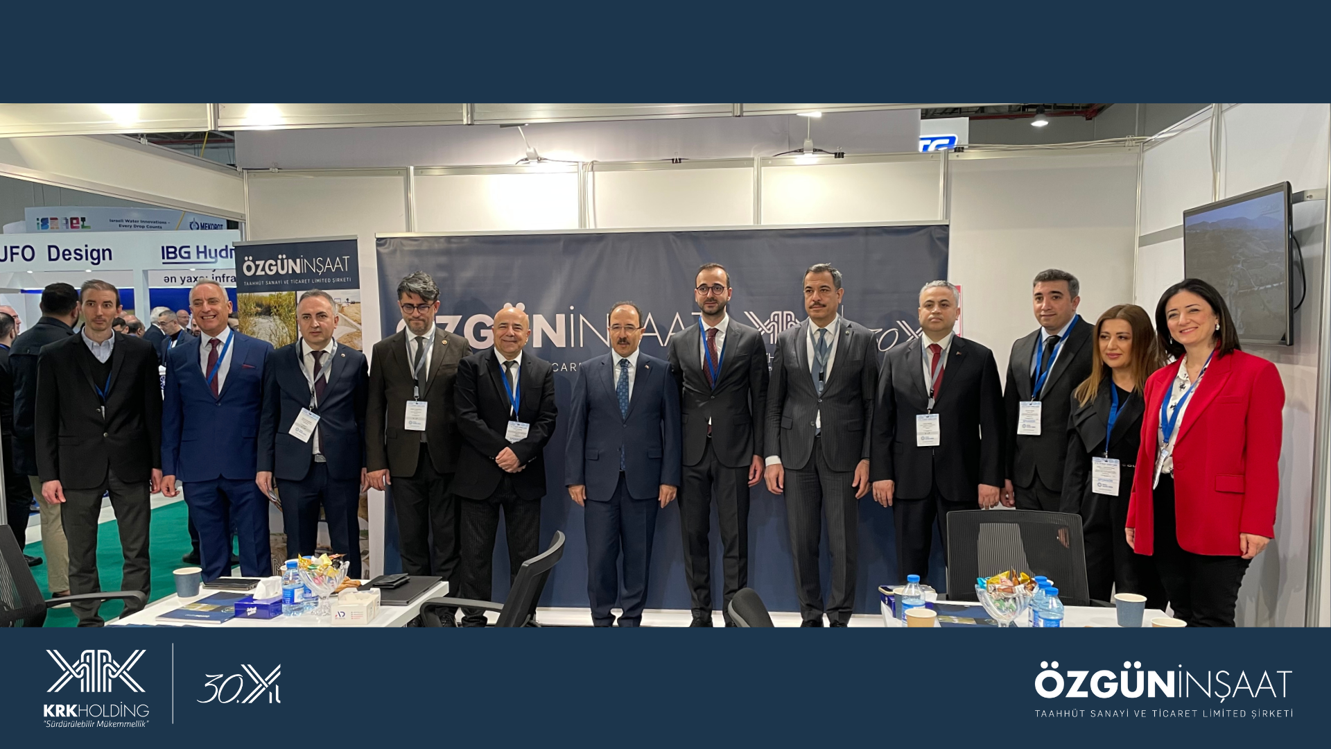 Özgün İnşaat Baku Water Week Fuarı'nda Bronz Sponsor Olarak Yer Aldı