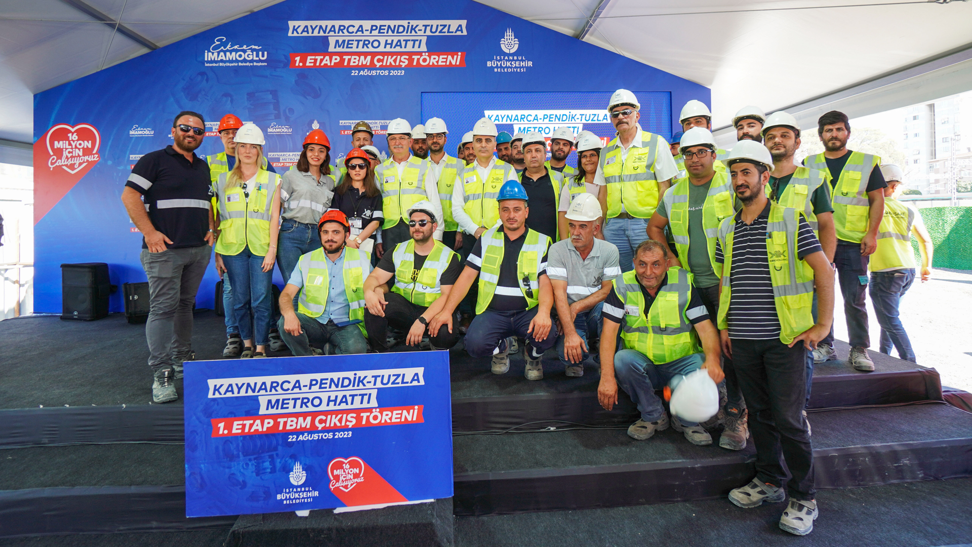 Pendik-Kaynarca-Fevzi Çakmak Metro Projesinde 1.Etap TBM Kazı Çalışması Tamamlandı