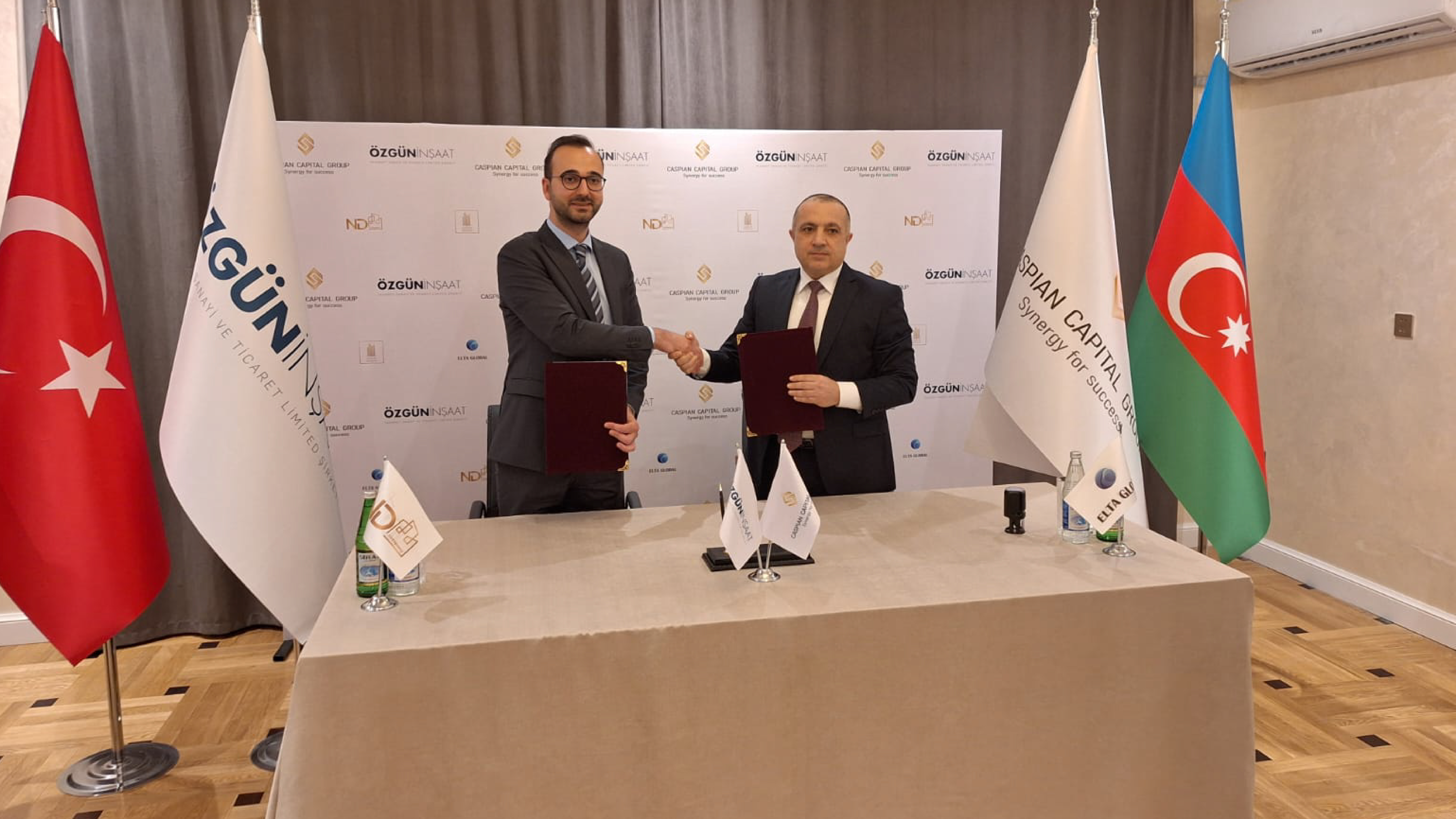 Özgün İnşaat ve Caspian Capital Group Arasında İş Birliği Anlaşması İmzalandı