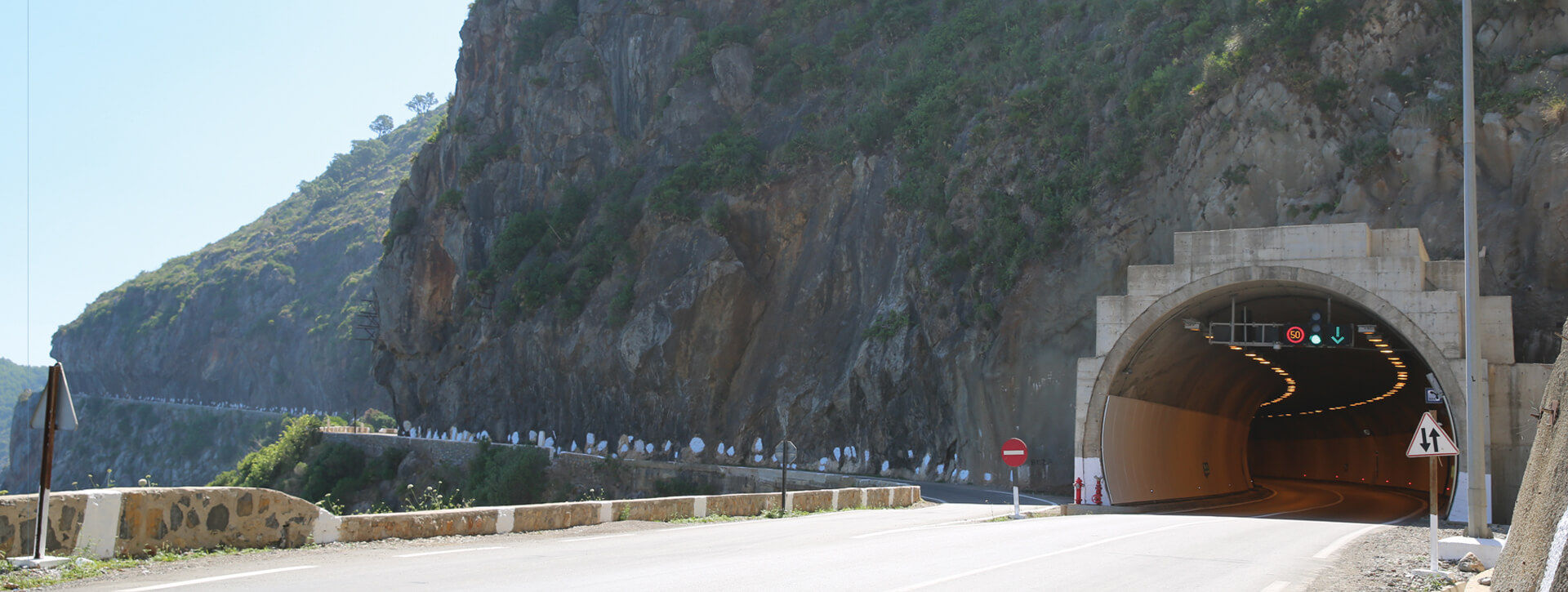 Bejaia RN43 Karayolu Tünelleri Elektromekanik İşleri Projesi