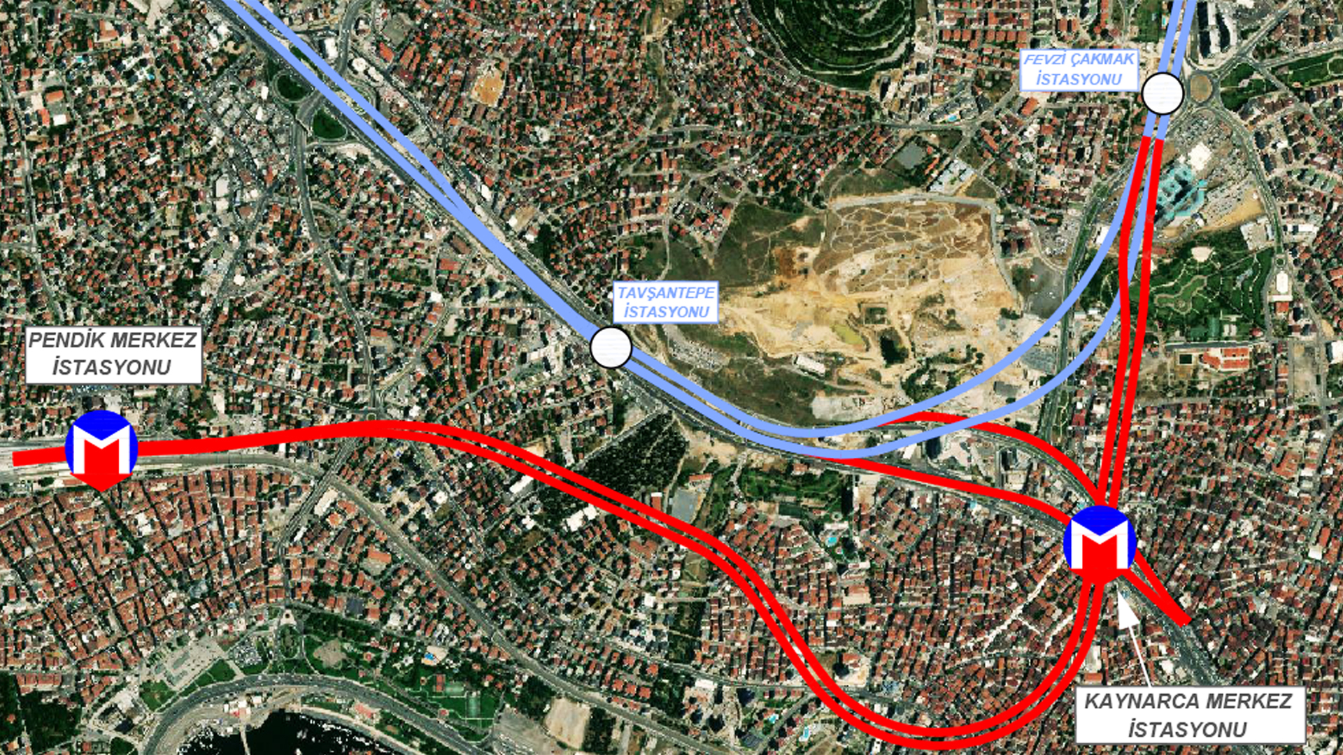 Pendik Merkez - Kaynarca Merkez - Fevzi Çakmak Hattı Metrosu İnşaat ve Elektromekanik İşleri İkmal İnşaatı