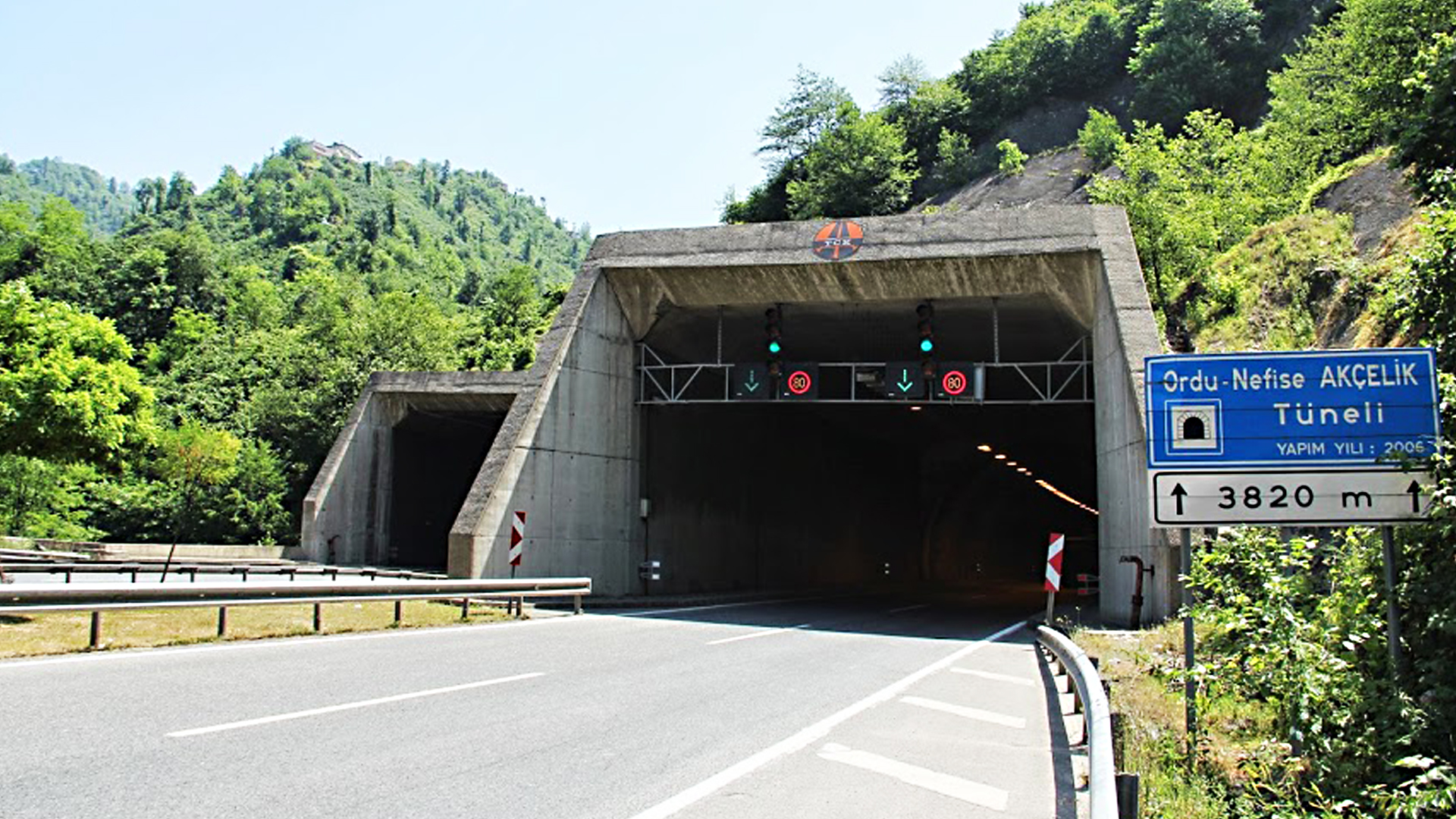Karadeniz Otoyolu Perşembe – Bolaman Arası Nefise Akçelik Tüneli İnşaatı