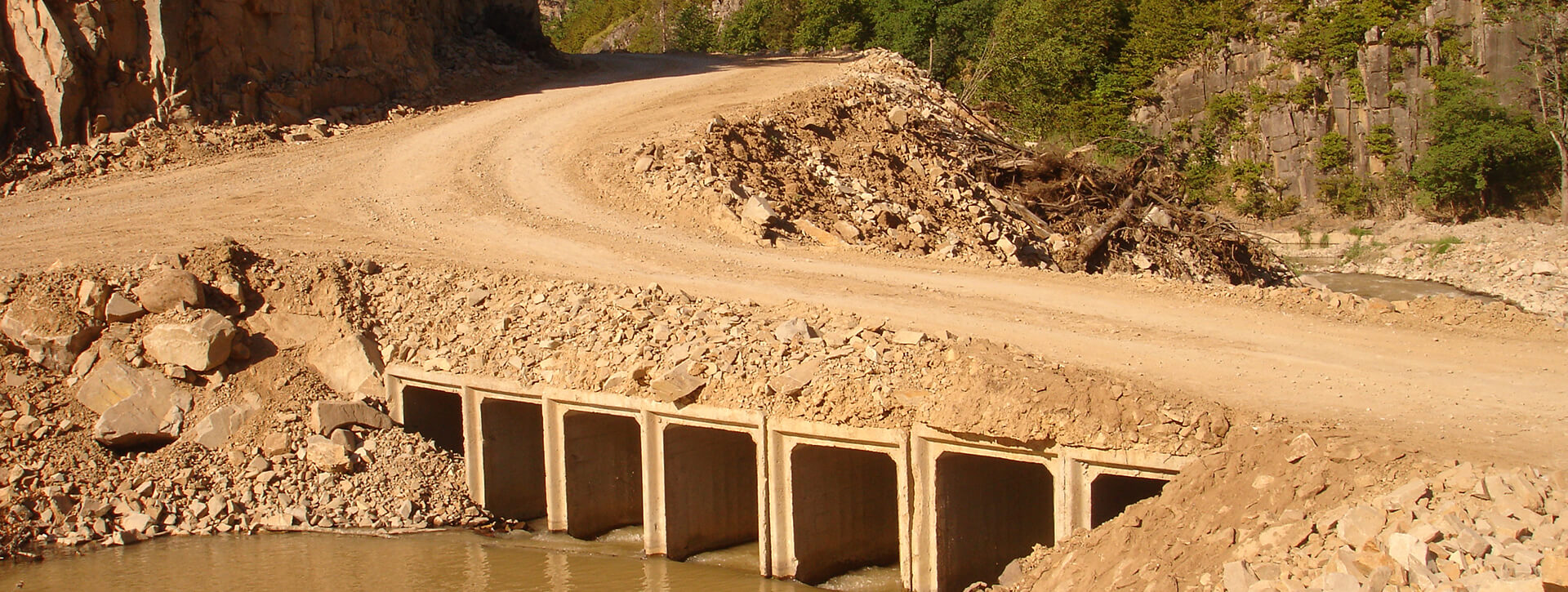 Ordu Topçam Barajı ve HES'lerine Ulaşım Yolları İnşaatı