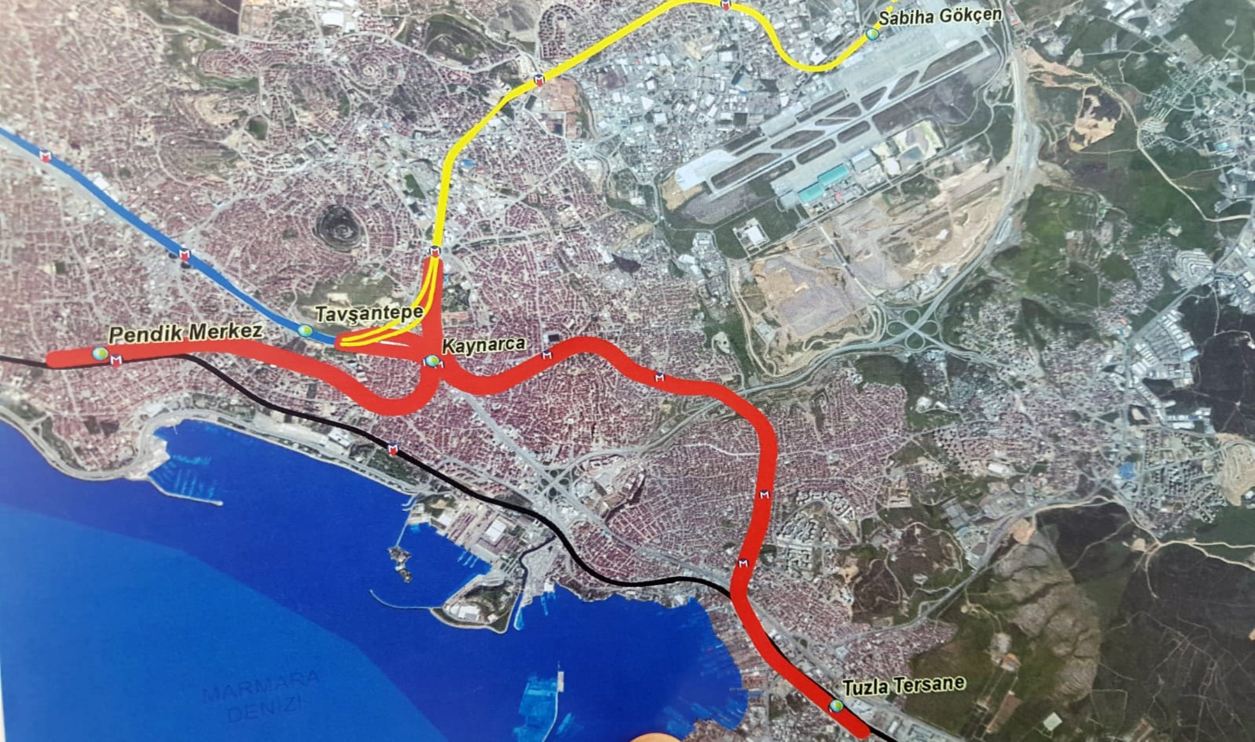 Pendik-Kaynarca-Tuzla Metro Projesi